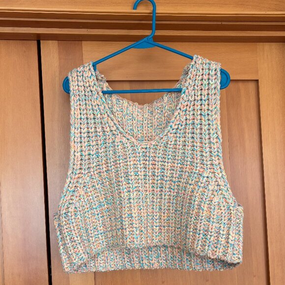 Free People Hoopla Sweater Vest - Picture 1 of 4